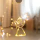 ПРОЗОРЕЦ ПЛАСТМАСОВ АНГЕЛ 10 LED КРУШКИ WW BAHT. (3КСАА) ИП20 12С20.5СМ