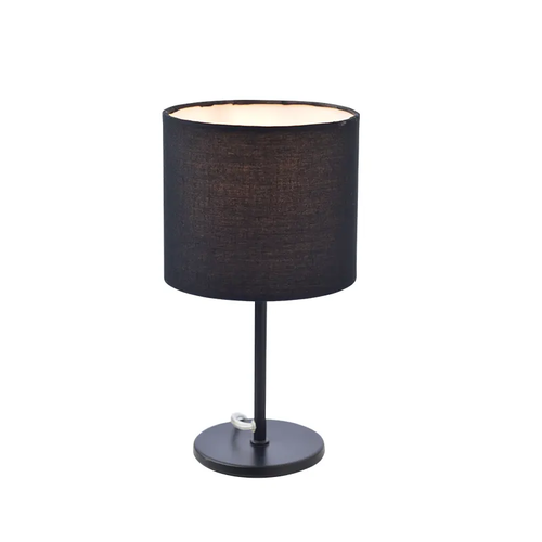TABLE LAMP 1X40W E14 H28CM BLACK CLOTH ARIOSO