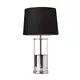 TABLE 1ΧΕ27 CROME GLASS+SHADE Φ25ΧΗ45CM RENOUAR
