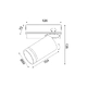 ^WALL MOUNTED LIGHTING 1XGU10 DIVINO WHITE ALUMINUM IP20 12X7X13,5CM - изображение 2
