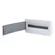 FLUSH MOUNTING ENCLOSURE 24 MODULES TRANSPARENT DOOR 1 ROW IP40