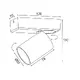 ^WALL MOUNTED LIGHTING 1XGU10 WHITE ALUMINUM 12Χ7X11CM ELITIS - изображение 2