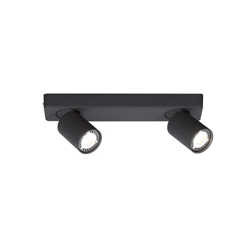 ^WALL MOUNTED LIGHTING 2XGU10 BLACK ALUMINUM 32Χ7Χ11CM ELITIS