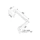 DESK LAMP E27 1X40W CLAMP GREY PENNA - изображение 2