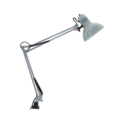 DESK LAMP E27 1X40W CLAMP GREY PENNA