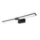 WALL MOUNTED LIGHTING LED 12W 780LM 3000K BLACK ALUMINUM 610Χ140Χ55ΜΜ PAPIGION