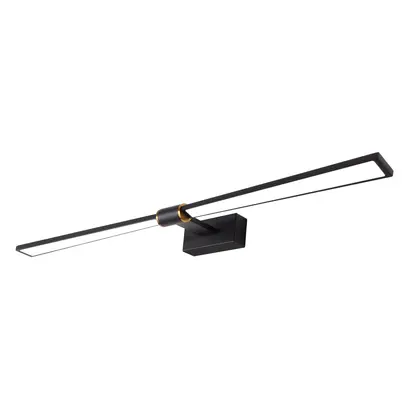 АПЛИК LED 18W 1170LM 3000K ЧЕРЕН АЛУМИНИЙ 810Χ140Χ55ΜΜ PAPIGION