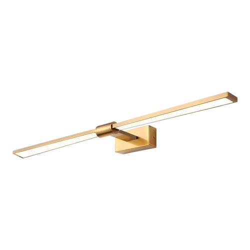 WALL MOUNTED LIGHTING LED 18W 1170LM 4000K BRASS ALUMINUM 810Χ140Χ55ΜΜ PAPIGION