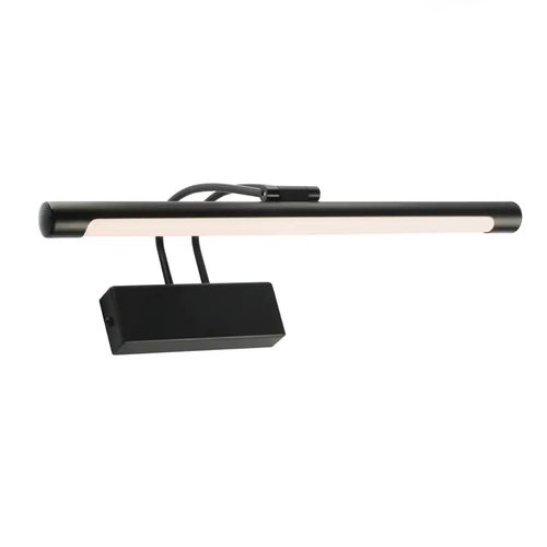 СТЕННА ЛАМПА ЛЕД 8W 3000K 520LM ЧЕРНО НЕРЪЖДАЕМА СТОМАНА IP44 40X12X19CM  ARIA