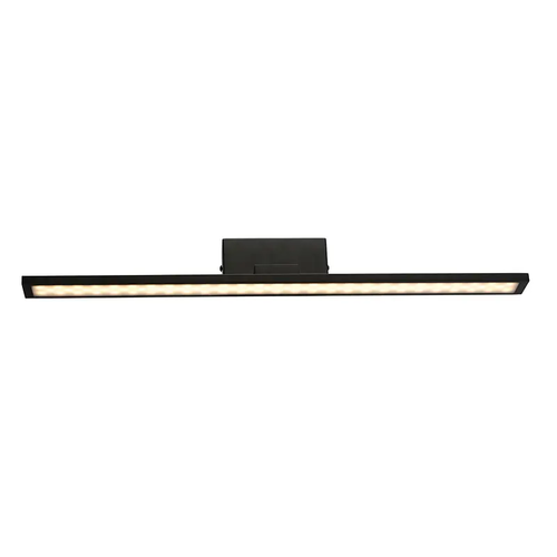 ^WALL MOUNTED LIGHTING LED 16W 3000K 1040LM BLACK METALLIC IP44 56X7X7CM CHLOE