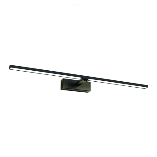 АПЛИК LED 12W 3000K 780LM PALMA ЧЕРЕН МЕТАЛ IP44 66,5X14,5X5CM