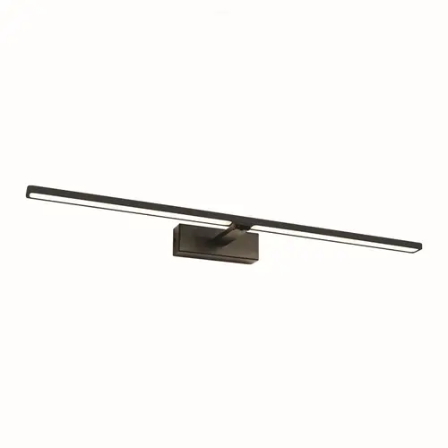 АПЛИК LED 12W 3000K 780LM PALMA ЧЕРЕН МЕТАЛ IP44 66,5X14,5X5CM - изображение 4