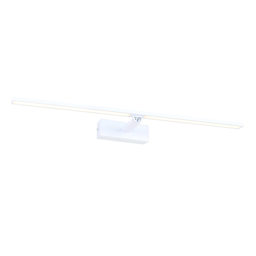 ^WALL MOUNTED LIGHTING LED 12W 3000K 780LM PALMA WHITE METALLIC IP44 66,5X14,5X5CM