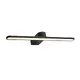 ^WALL MOUNTED LIGHTING LED 16W 3000K 1040LM BLACK METALLIC IP44 50Χ12Χ4CM PHOEBE