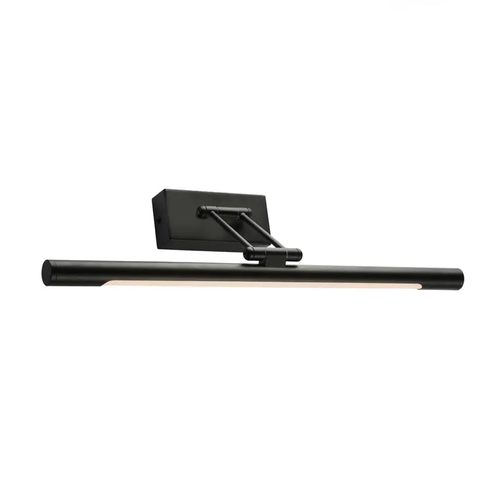 ^WALL MOUNTED LIGHTING LED 12W 3000K 780LM BLACK METALLIC IP44 50X6X19CM RIO