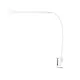 LED DESK LAMP 5W 4000K TOUCH WHITE WITH SPIRAL+CLAMP 230V Η85,5CMmax DELGADO