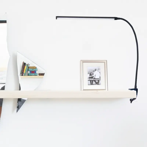 LED DESK LAMP 5W 4000K TOUCH BLACK WITH SPIRAL+CLAMP 230V Η85,5CMmax DELGADO - изображение 2