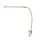 LED DESK LAMP 5W 4000K TOUCH GOLD WITH SPIRAL+CLAMP 230V Η85,5CMmax DELGADO