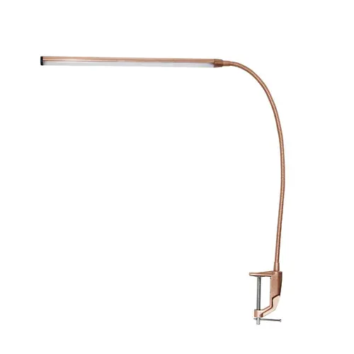 LED DESK LAMP 5W 4000K TOUCH GOLD WITH SPIRAL+CLAMP 230V Η85,5CMmax DELGADO - изображение 4