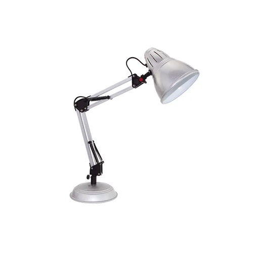 DESK LAMP 1ΧΕ27 SILVER METAL Φ16ΧΦ15ΧΗ50CM UFFICIO