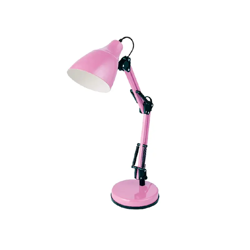 DESK LAMP 1ΧΕ27 PINK METAL Φ15ΧΦ12ΧΗ50CM KINGSTON