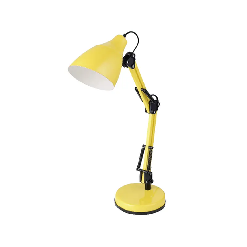 DESK LAMP 1ΧΕ27 YELLOW METAL Φ15ΧΦ12ΧΗ50CM KINGSTON