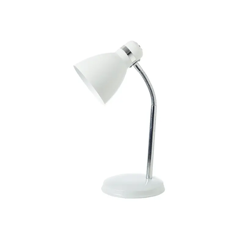 Metallic white desk lamp 1X40W E27 MAUI