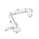 Metallic black desk lamp 1X60W E27 PENNA - изображение 2