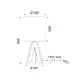 ^TABLE LIGHTING 1ΧΕ14 WOOD+PAL MINT SHADE Φ18XH40CM PICCOLO - изображение 2