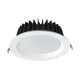LED WHITE RECESSED DOWNLIGHT 20W 4000K 2500Lm 80° 230V AC Ra80 Φ140*63MM 5YRS