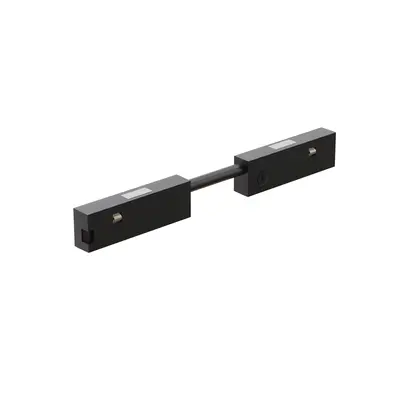 BLACK CORNER ELECTRICAL CONNECTOR WITH CABLE FOR MINI MAGNETIC TRACK 24V DC