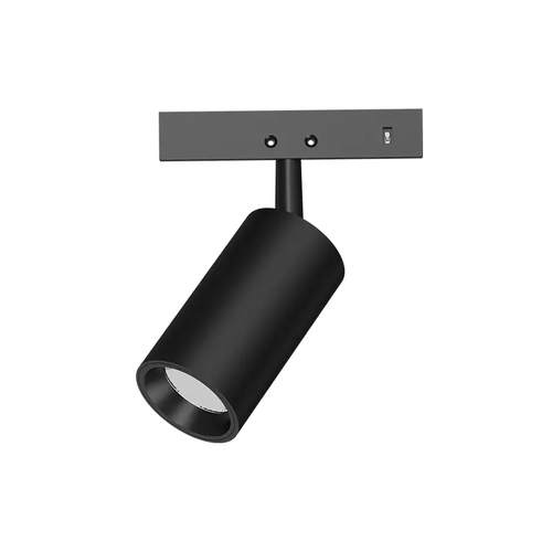 МИНИ ЧЕРЕН МАГНИТЕН СПОТ 24V DC 2W 3000K 180LM 24° RA90 5 ГОДИНИ Φ26*46(72)ΜΜ