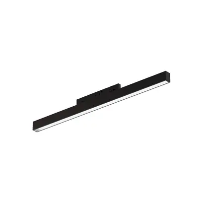 МИНИ ЧЕРНО МАГНИТНО ОСВЕТИТЕЛНО ТЯЛО 24V DC 10W 3000K 450LM 100° RA90 5 ГОДИНИ L300MM