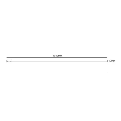 МИНИ НЕОНОВО МАГНИТНО ОСВЕТИТЕЛНО ТЯЛО 24V DC 12W 3000K 340LM 110° RA90 5 ГОДИНИ L1030MM