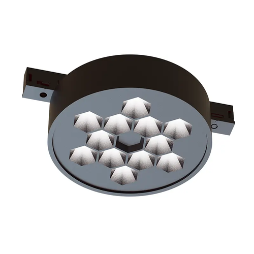 MINI BLACK MAGNETIC LUMINAIRE 24V DC 5W 3000K 270LM 50° RA90 5YRS Φ71*32ΜΜ