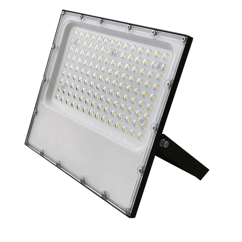 LED SMD ЧЕРЕН ПРОЖЕКТОР IP65 100W 4000K 12000Lm 100-277V AC RA80 IK08 5 ГОДИНИ КЛАПАН ЗА ВЪЗДУХ