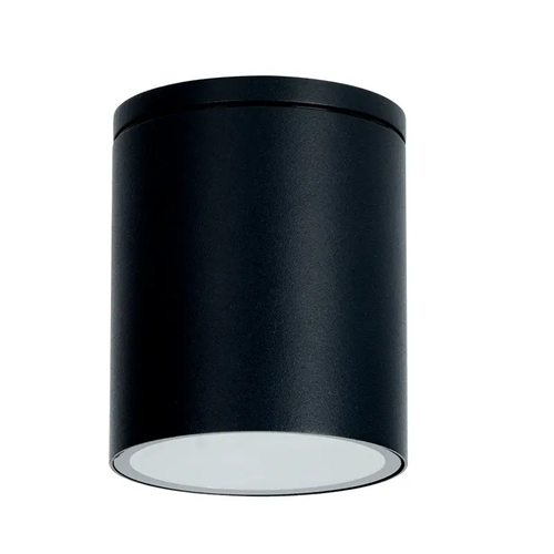 GU10 КРЪГЪЛ ПЛАФОН 230V AC ЧЕРЕН IP65 GU10 МАКС.35W