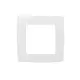 PRIME 1 GANG FRAME IP20 WHITE