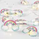 ^ПЛАСТМАСОВА ДЪГА, 10 LED СТРУННИ СВЕТЛИНИ С БАТЕРИИ (2xAA), WW, IP20, 135+30см, ПРОЗРАЧЕН КАБЕЛ