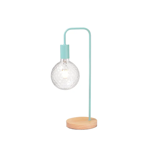 ПОРТАТИВ 1ΧΕ27 МЕТАЛНО МЕНТА + ДЪРВО 18ΧΗ48CM NAXOS