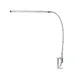 NETTO LED DESK LAMP 5W 4000K TOUCH SILVER WITH SPIRAL+CLAMP 230V Η85,5CMmax DELGADO
