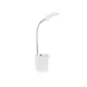 NETTO LED DESK LAMP 5W 4000Κ PENCILCASE WHITE 230V Φ11ΧΗ49CM HULLEN