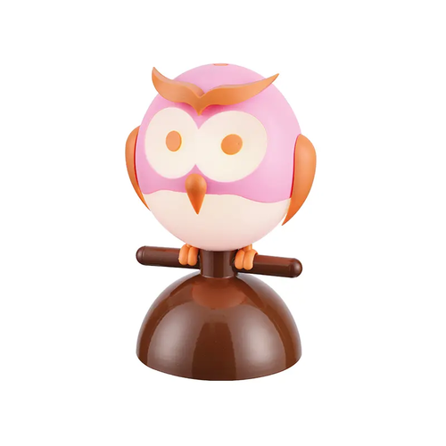 NETTO TABLE LUMINAIRE 1XE14 PINK PLASTIC OWL 15Χ13,5ΧΗ23CM KOKKA