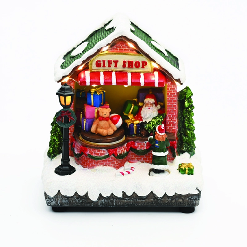 LED WW GIFT SHOP MUSIC ADAPT:4.5V (NOT INCL) BATT:3XAA (NOT INCL) 16*10,5*17,5cm