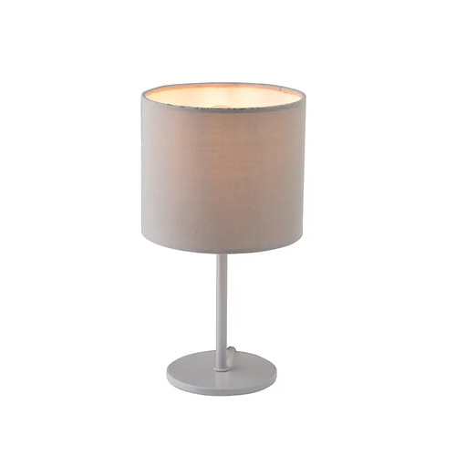TABLE LAMP 1X40W E14 H28CM GREY CLOTH ARIOSO