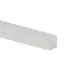 CABLE TRUNKING 40X40mm WITHOUT ADHESIVE TAPE WHITE WITH DOUBLE LOCK