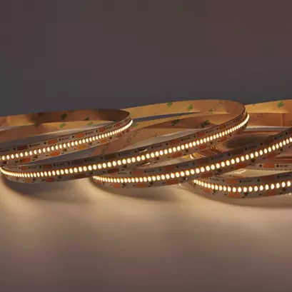 ^LED SMD ЛЕНТА 24V DC 22W/M 3000K 1940LM/M IP20 10ММ CRI90 REFOND 2835 420 ДИОДА/М 5SDCM 5М РОЛКА 3Г ГАРАНЦИЯ