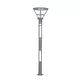 SQUARE LIGHT /POLE 3M +HEAD E27 EMPTY/