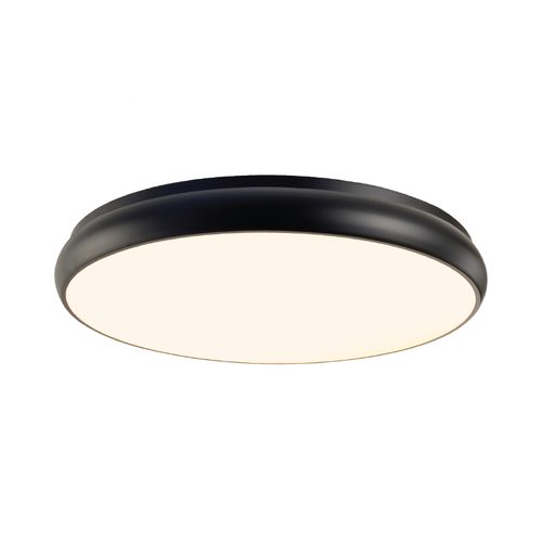LED ПЛАФОН 32W 2560LM ЧЕРЕН МЕТАЛЕН D40XH8СМ KALLISTA