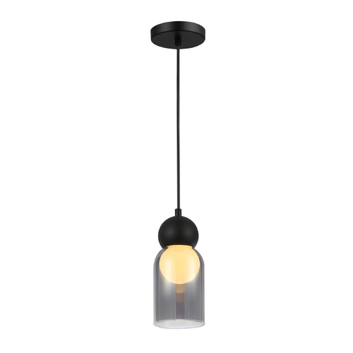 JULIETTE-PENDANT LAMP BLACK GLASS CONVENTIONAL IP20 1xE27 100xH1270mm